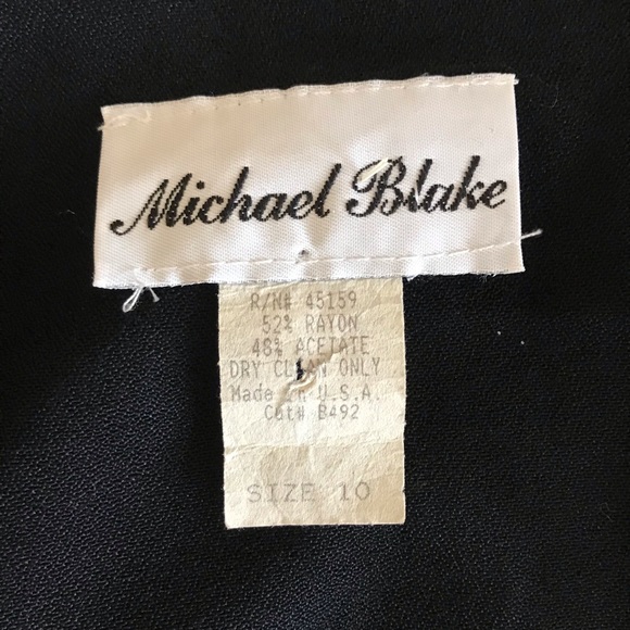 Vintage MICHEAL BLAKE Black Zip Up Jacket - Picture 7 of 7